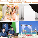 8x10 ft Telescopic Backdrop Stand Party Decorations Wedding