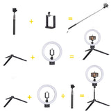 8in 10w Dimmable LED Ring Light Photography Video