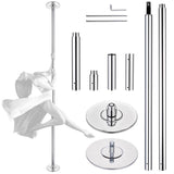 9' Spinning Dance Pole Kit D45mm Chrome