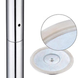 10' Spinning Static Dancing Pole Kit D45mm, Silver