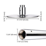 10' Spinning Static Dancing Pole Kit D45mm, Silver