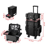 Byootique Pro Rolling Makeup Case 2in1 Nylon Fabric