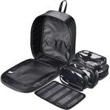 Byootique Makeup Travel Backpack w/ 4 Pouches