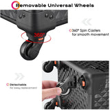 Byootique Rolling Makeup Case for Pro Artist and Hairstylist