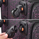 2-Tier Large Rolling Makeup Case for Hair Stylist Travel
