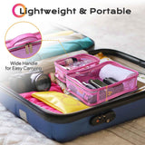 Transparent Makeup Bag Glitter Cosmetic Organizer 2ct/pk