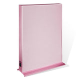 26x20 inch Tabletop Hollywood Mirror Dimmable w/ LED Bulbs Pink
