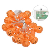 10ft Battery Operated Halloween Light Decorations Pumpkin