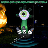 Halloween Inflatables with Motion Activated Lights & Sounds