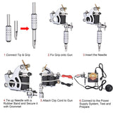 2-Gun Pro Tattoo Machine Kit