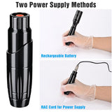 Rotary Tattoo Pen with Battery 50-Needles & Case