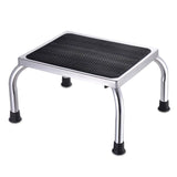 Medical Steel Step Stool Chrome Non-slip Top Floor Tips