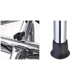 Medical Steel Step Stool Chrome Non-slip Top Floor Tips