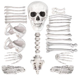 Halloween 28 PCS Bag of Skeleton Skull Bones Party Decor
