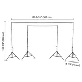 8x10 ft Telescopic Backdrop Stand Party Decorations Wedding