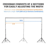 8x10 ft Telescopic Backdrop Stand Party Decorations Wedding