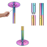 12' Colorful Spinning Dance Pole Kit D45mm