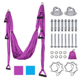 Aerial Yoga Trapeze Inversion Sling with Ceiling Hooks