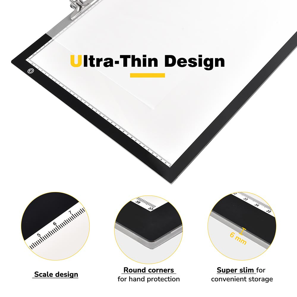 Ultra Thin LED Tracing Light Box - Light Boxes - Stencil Machine & Supplies  - Worldwide Tattoo Supply
