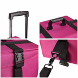 Byootique Pro Nylon Rolling Cosmetic Makeup Case Trolley Extra Large