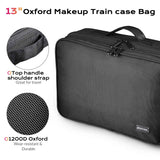 Byootique 13" Beauty Makeup Cosmetic Oxford Storage Train Bag