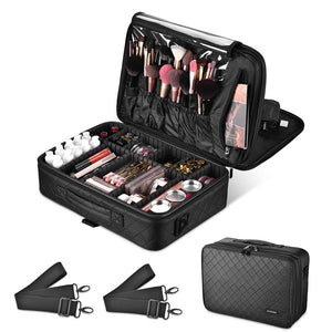 Byootique 16" Beauty Makeup Cosmetic Storage Train Bag