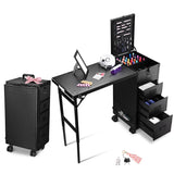 Portable Makeup Station for Nail Tech Face Painter