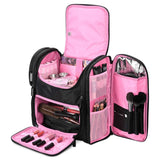 Byootique Makeup Backpack w/ Utility Pouches Lightweight Durable