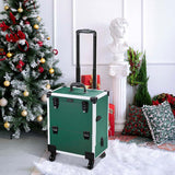 Byootique Rolling Makeup Case with Drawer & Trays Emerald Green