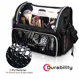 Byootique Makeup Storage Box with Acrylic Makeup Brush Holder