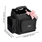 Byootique Large Cosmetic Travel Bag with Shoulder Strap