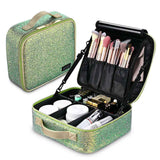 Makeup Travel Case Glitter Bag & Dual Zippered