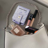 Mini Lipstick Bag Makeup Glitter Bag Mirror Included