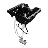 Salon Shampoo Bowl w/ Faucet Neck Rest Hair Trap