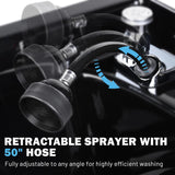 Salon Shampoo Bowl w/ Faucet Neck Rest Hair Trap