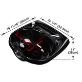 Salon Vacuum Breaker Shampoo Bowl w/ Gel Neck Rest