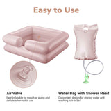 Salon Shampoo Bowls Inflatable Basin Sprayer Water Bag 2ct/Pack