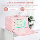 8L Hot Towel Cabinet UV Sterilizer Warmer for Facial