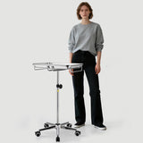 Rolling Steel Mayo Tray Medical Instrument Stand I