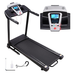 Electric Treadmill Cardio Machine Foldable 47x17 Running Belt