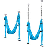 Aerial Yoga Trapeze Inversion Sling with Ceiling Hooks