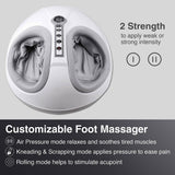White Heat Kneading Rolling Foot Massager