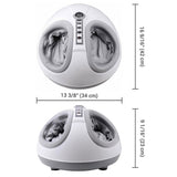White Heat Kneading Rolling Foot Massager