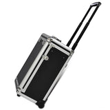 Byootique Black Lockable Rolling Makeup Case with Drawers