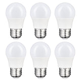 Set of 6 Vanity Mirror Light Bulbs 3W E27