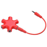 Audio Multi Headphone Splitter 3.5mm w/ Cable Color Opt