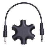 Audio Multi Headphone Splitter 3.5mm w/ Cable Color Opt