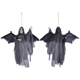 Halloween 3pcs Skeleton Eyes Light Up Sound Activated Props w/ Wings