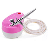 Pink Makeup Airbrush Kit for Skin Care Mist Sprayer