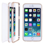 Ultra Thin iPhone 6 Plus Case Aluminum Frame Clear Back Cover